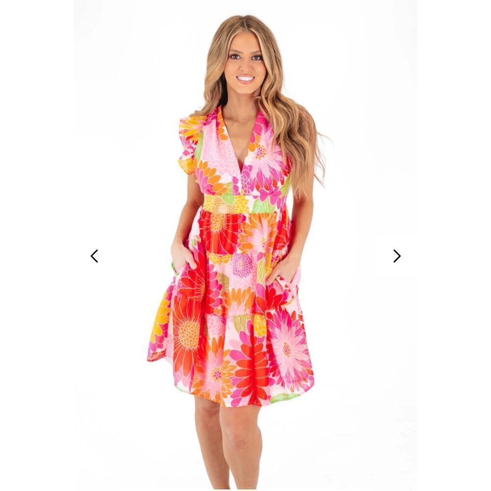 J.Marie The Leilani Cross Back Dress Size M